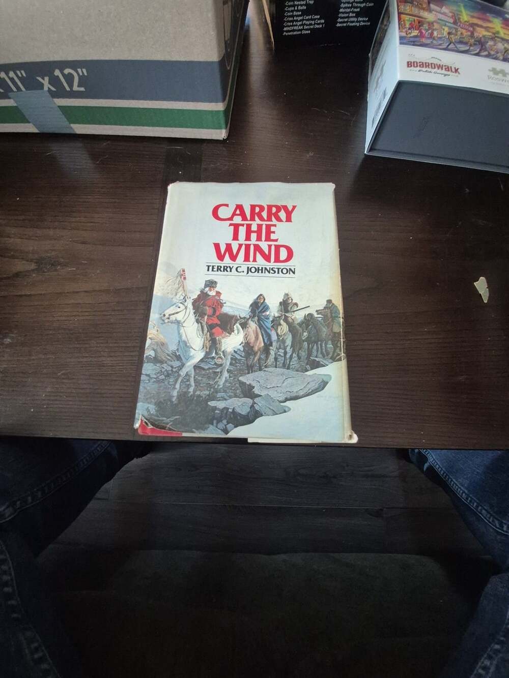 Carry The Wind Terry C Johnston Signed First Edition Hardcover